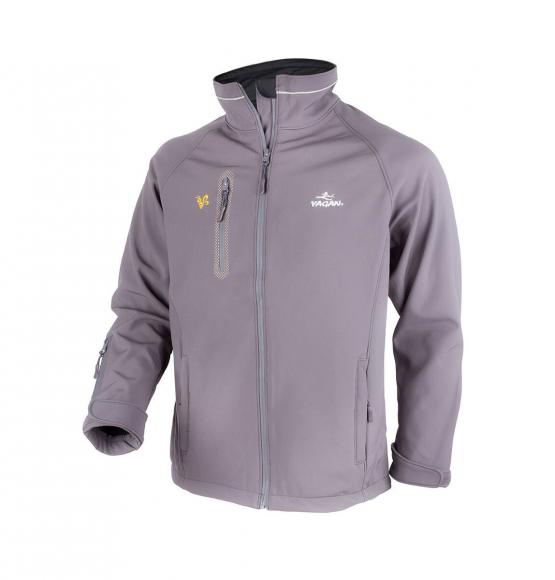 Softshell gris manga larga hombre yagan