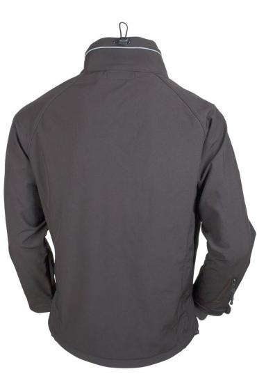 Softshell negra manga larga hombre yagan